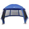 vidaXL Pool Tent with Removable Fly & Mesh Walls Azure Blue 201.6x180.3"