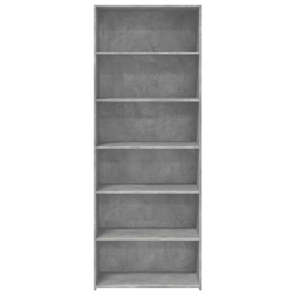 vidaXL Highboard Concrete grey Engineered wood Tall Highboard