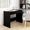 vidaXL Desk Black Engineered wood 39.8 x 19.7 x 30.1 in Desk