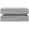 vidaXL Coffee Table Grey Sonoma Engineered wood 35.4 x 19.7 x 15.7 in