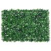  vidaXL Artificial Shrub Leaf Fence 6 pcs Green 15.7x23.6"