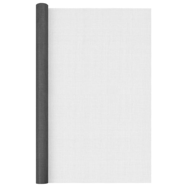 vidaXL Mesh Screen Fiberglass 31.5x196.9" Black