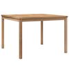 vidaXL Dining Table Teak Fine sanded teak hardwood Medium Durable