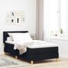 vidaXL Box Spring Bed with Mattress Black 78.74 x 31.50 in Polyester