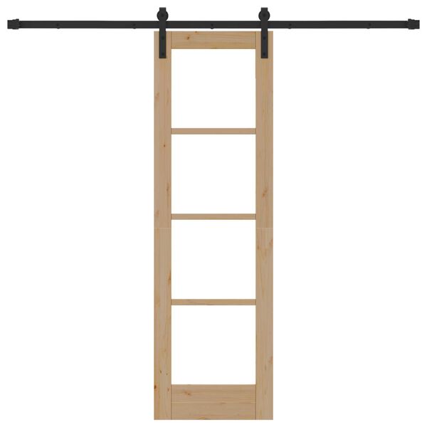 vidaXL Sliding Door ORKDAL Natural 24.02 x 78.15 in