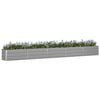 vidaXL Planter Light Grey 480 x 50 x 45 cm Galvanised Steel