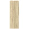 vidaXL Highboard Sonoma Oak Engineered Wood 19.7 x 16.7 x 48.8 in