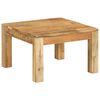 vidaXL Coffee Table Natural Solid Mango Wood Small Durable