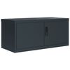 vidaXL File Cabinet Anthracite 35.4x15.7x43.3" Steel