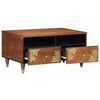 vidaXL Coffee Table with Drawer Honey Brown 31.50 x 21.26 x 15.75 in