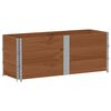vidaXL Garden Planter Brown Solid Pine Wood 59.1 in Stackable