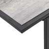 vidaXL Garden Table Gray 100 x 55 x 70 cm Steel and DPC