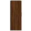 vidaXL Wall Mounted Cabinet Set of 2 Brown oak