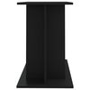 vidaXL Aquarium Stand Black Engineered Wood Medium Aquarium Stand