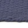 vidaXL Rug Navy Blue Cotton 70.9 x 98.4 in Pattern Rug Rectangular
