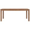 vidaXL Dining Table Solid Teak Wood with Natural Finish 70.9"x35.4"x29.9"