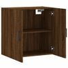vidaXL Wall Cabinet Brown Oak Engineered Wood Medium Wall Cabinet