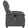 vidaXL Massage Recliner Chair Grey