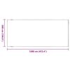 vidaXL Clear Tarpaulin with Eyelets 16.4x39.4' PVC