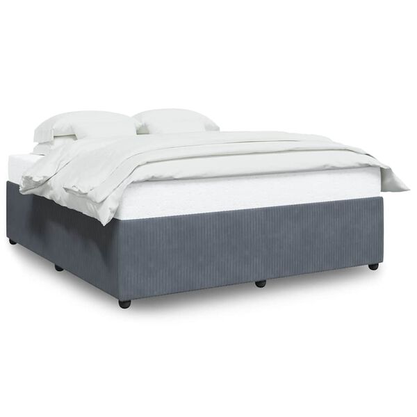 vidaXL Bed Frame Dark Grey