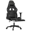 vidaXL Gaming Chair Black and Gray