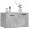 vidaXL Wall Cabinet Concrete Gray Engineered Wood Medium Wall Cabinet