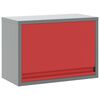 vidaXL Tool Cabinet Red and gray 50 x 25 x 35 cm Powder-coated steel