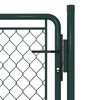 vidaXL Garden Gate Steel 39.4x29.5" Green