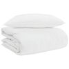 vidaXL 2-in-1 Duvet with Pillow 2 pcs White Down Feather