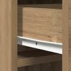 vidaXL Highboard Artisan Oak 15.75 x 15.94 x 53.15 in Engineered Wood