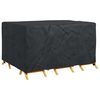 vidaXL Furniture Cover Plain Black 70.87 x 59.06 x 33.46 in 210D