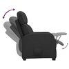 vidaXL Recliner Black Faux leather, plywood, iron Standard