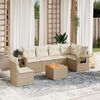 vidaXL Garden Sofa Set Beige