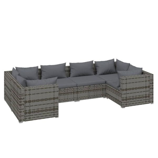 vidaXL Garden Lounge Set Grey, Anthracite