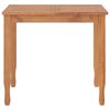 vidaXL Garden Dining Set Natural Teak Solid teak wood Medium Durable
