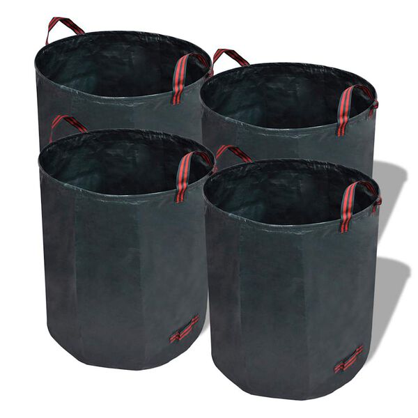 vidaXL Waste Bag Green 17.72 x 29.92 in Polypropylene