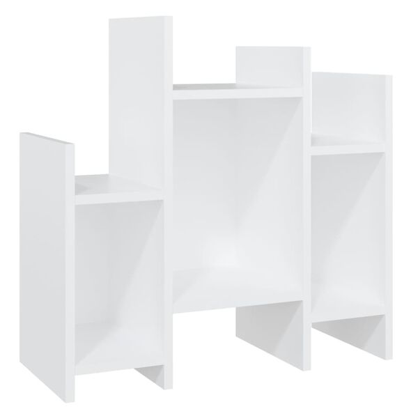 vidaXL Side Cabinet White 23.6x10.2x23.6" Engineered Wood