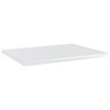 vidaXL Shelf Set of 4 High gloss white Engineered wood Medium