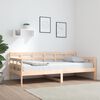 vidaXL Day Bed Natural Pine Solid Pine Wood Single size