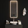 vidaXL LED Bathroom Mirror 15.7"x39.4"