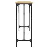 vidaXL Console Table Sonoma Oak Engineered Wood Large Adjustable Feet