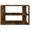 vidaXL Coffee Table Smoked Oak Engineered Wood Small Coffee Table