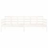 vidaXL Day Bed White Solid pine wood 35.4 x 78.7 in