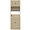 vidaXL Kitchen Cabinet Sonoma Oak 23.6"x19.7"x70.9" Engineered Wood