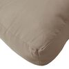 vidaXL Pallet Cushion Taupe 100% polyester 19.7 in x 15.7 in x 4.7 in