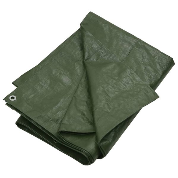 vidaXL Tarpaulin 0.6 oz/ft² 19.7'x26.2' Green HDPE