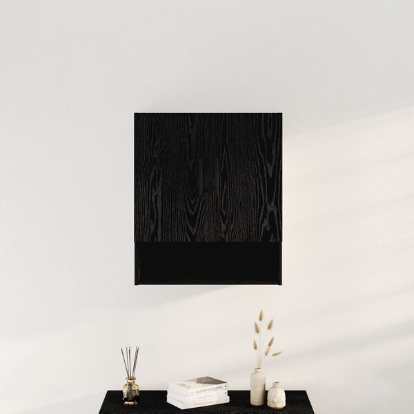 vidaXL Wall Cabinet Black oak 60 x 31 x 70 cm Engineered wood