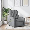 vidaXL Massage Recliner Chair Light grey