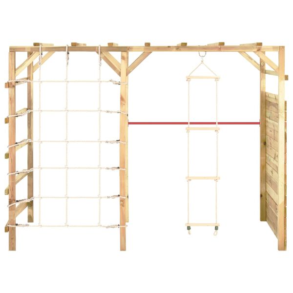 vidaXL Climbing Frame Green treated pinewood