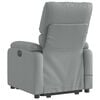 vidaXL Electric Stand Up Massage Recliner Chair Light gray